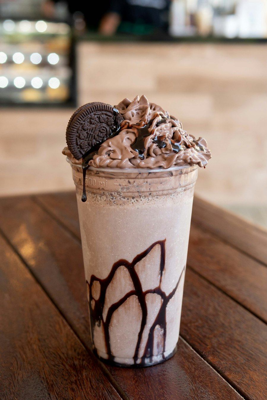 A shake from the drinks list